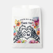 死が私たちの一部の骨格をゴシック結婚の フェイバーバッグ (正面)