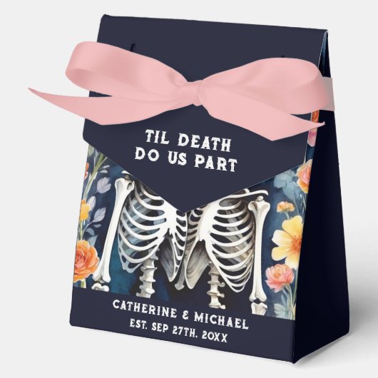 死が私たちの一部の骨格をゴシック結婚の フェイバーボックス (正面)