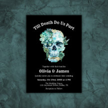 死が私たちの一部ゴシックハロウィン結婚の