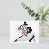 『死が私たちを一部にするまで – 死の日結婚』 ポストカード (スタンド正面)