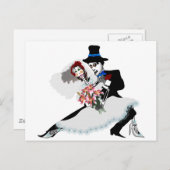 『死が私たちを一部にするまで – 死の日結婚』 ポストカード (正面/裏面)