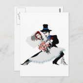 『死が私たちを一部にするまで – 死の日結婚』 ポストカード (正面/裏面)