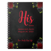 死が私たちを一部ゴシック彼の誓いの本を行う ノートブック (正面)