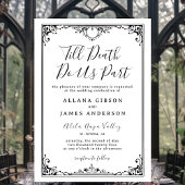 死が私たちを引き裂くまで タロット ウェディング 招待状