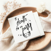 死が私たちパーティー結婚式の引き出物 スタンダードカクテルナプキン