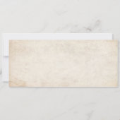 死が私達をするまでパーティーのカップルはチケットに沢山与えます 招待状 (裏面)