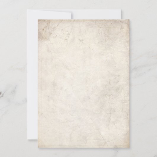 死が私達をパーティーのヴィンテージの結婚式招待状するまで 招待状 (裏面)