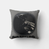 死が自撮る クッション (正面)