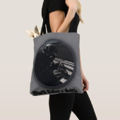 死が自撮る トートバッグ (クローズアップ)