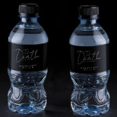 死が黒を分け結婚る ペットボトルラベル