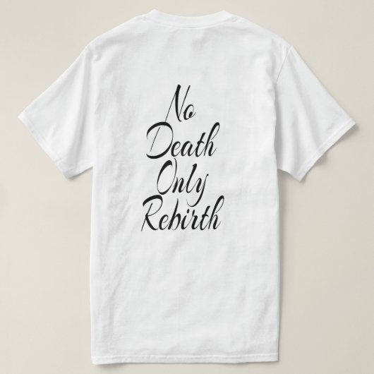 死ではなく再誕　メンズバリュ－Tシャツ Tシャツ (デザイン裏面)
