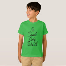 死ではなく再誕 KIDS ベーシックTシャツ