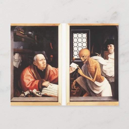 死とミザーによるヤン・プロボオスト ポストカード (正面)