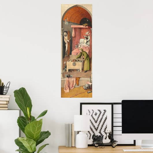 死とミザー – ヒエロニムス・ボッシュファインアートポスター ポスター (ホームオフィス)