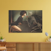 死と乙女 キャンバスプリント (インサイチュ (リビング))