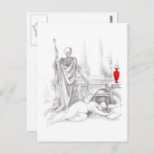 死と乙女 ポストカード (正面/裏面)