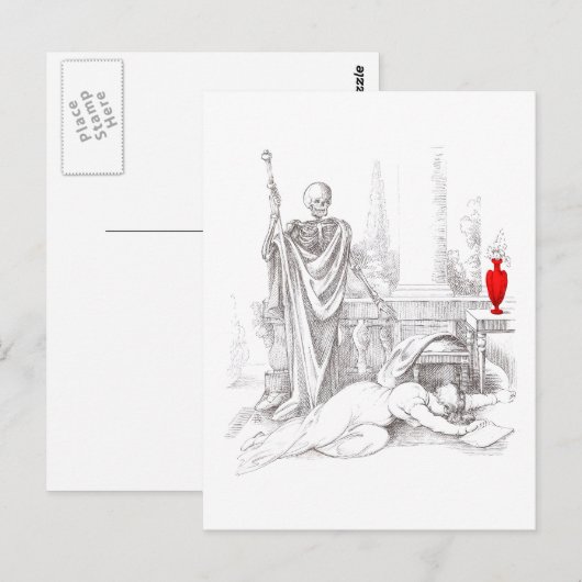 死と乙女 ポストカード (正面/裏面)