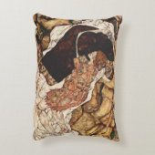死と乙女Egon Schiele アクセントクッション (裏面(縦))