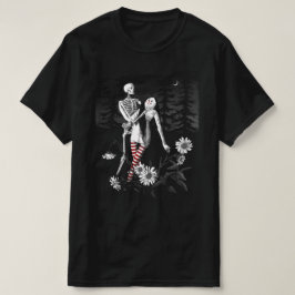 死と人形の彩度を落としたTシャツ Tシャツ