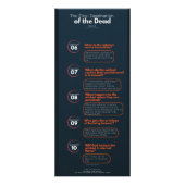 死と地獄の熱い話題 ラックカード (裏面)