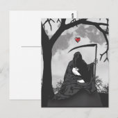 死と彼のバニー ポストカード (正面/裏面)