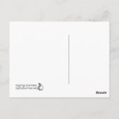 死と彼のバニー ポストカード (裏面)