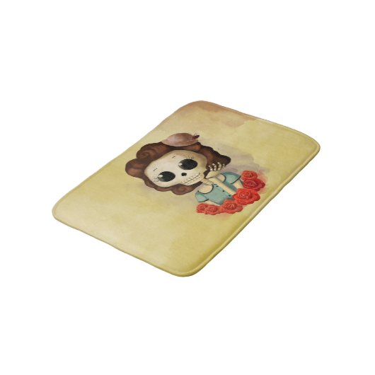 死と恋しく思バラ バスマット (アングル)