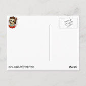 死と恋しく思バラ ポストカード (裏面)