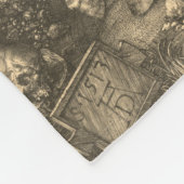 死と悪魔の騎士 フリースブランケット (角)