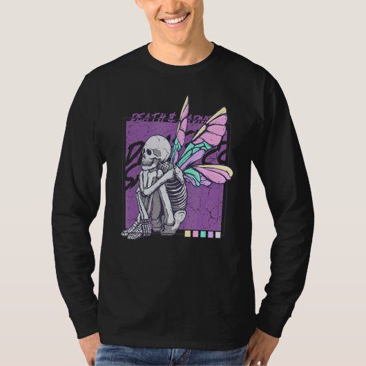 死と悲しみゴシック妖精グランジ美的フェア Tシャツ (正面)