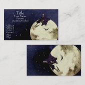 死と月 名刺 (正面/裏面)
