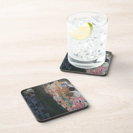 死と生命バイグスタフクリムトヴィンテージアールヌーボー コースター (右側)