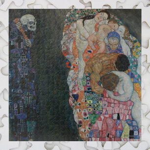 死と生命バイグスタフクリムトヴィンテージアールヌーボー ジグソーパズル