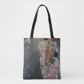 死と生命バイグスタフクリムトヴィンテージアールヌーボー トートバッグ (正面)