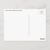 死と生命バイグスタフクリムトヴィンテージアールヌーボー ポストカード (裏面)