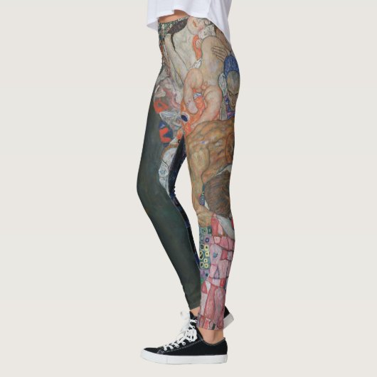 死と生命バイグスタフクリムトヴィンテージアールヌーボー レギンス (左)