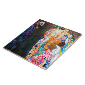 死と生命、グスタフクリムト タイル (側面)