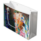 死と生命、グスタフクリムト ラージペーパーバッグ (正面アングル)