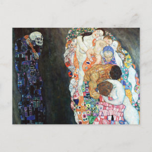 死と生絵画命のクリムト（1908年） ポストカード