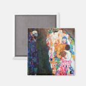 死と生、グスタフ・クリムト マグネット (正面/裏面)