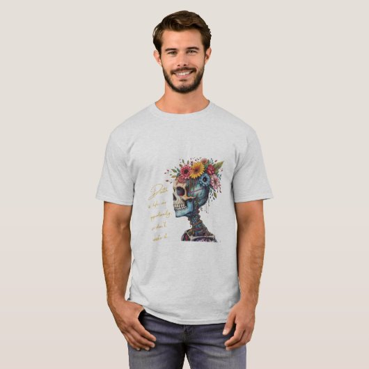 死と生 Tシャツ (正面フル)