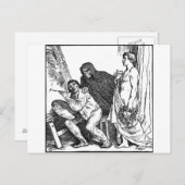 死と画家のはがき ポストカード (正面/裏面)