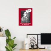 死と税のおもしろい引用文遊 ポスター (ホームオフィス)