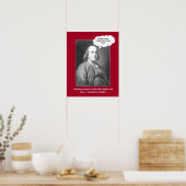 死と税のおもしろい引用文遊 ポスター (キッチン)