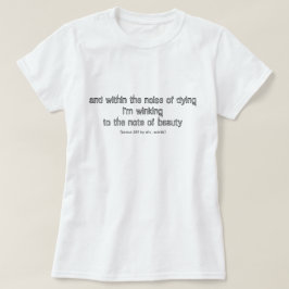 死と美しいTシャツ Tシャツ