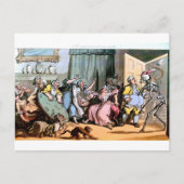 死と老婦人のはがき ポストカード (正面)