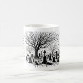 死と腐敗の時代を超越したタペストリー コーヒーマグカップ (中央)
