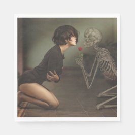 死と若い女性 スタンダードランチョンナプキン