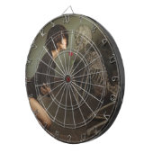 死と若い女性 ダーツボード (正面右)