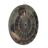 死と若い女性 ダーツボード (正面左)